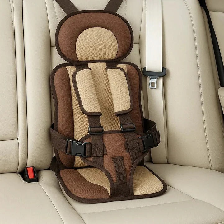 Portable Child Travel Seat with Safety Harness for Vehicle Use