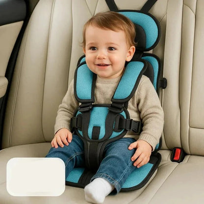 Portable Child Travel Seat with Safety Harness for Vehicle Use