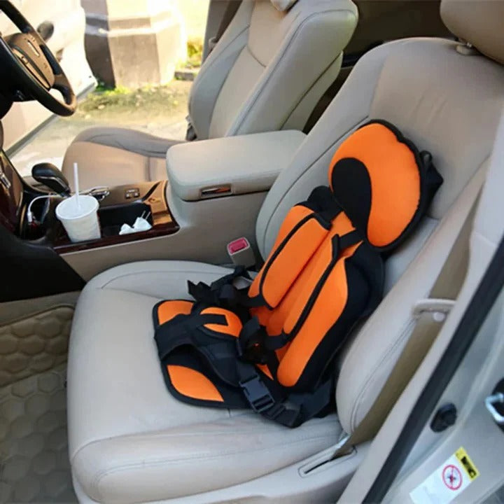Portable Child Travel Seat with Safety Harness for Vehicle Use