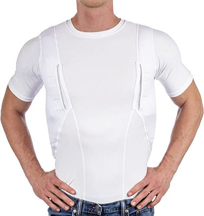 Concealed Leather Holster T-shirt for Men and Women