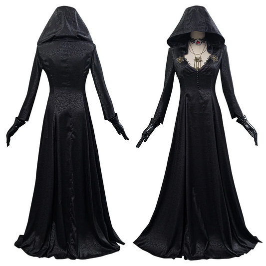 Evil Village Cosplay Costume, Vampire Lady Outfit