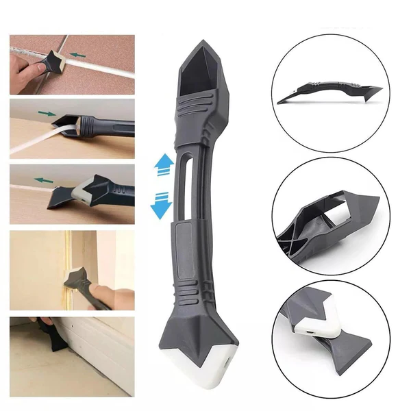 3-in-1 Caulk Remover Tool for Silicone Caulking
