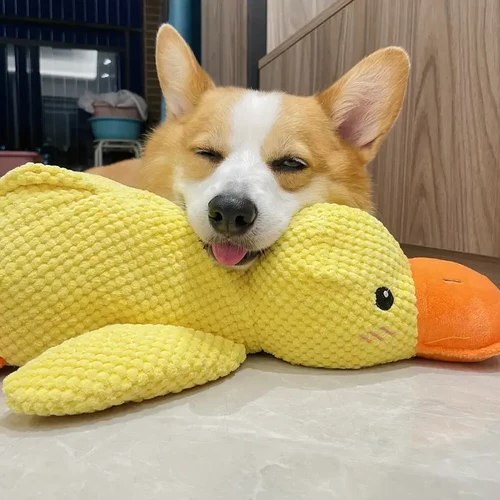 Calming Duck Dog Toy for Stress Relief and Comfort