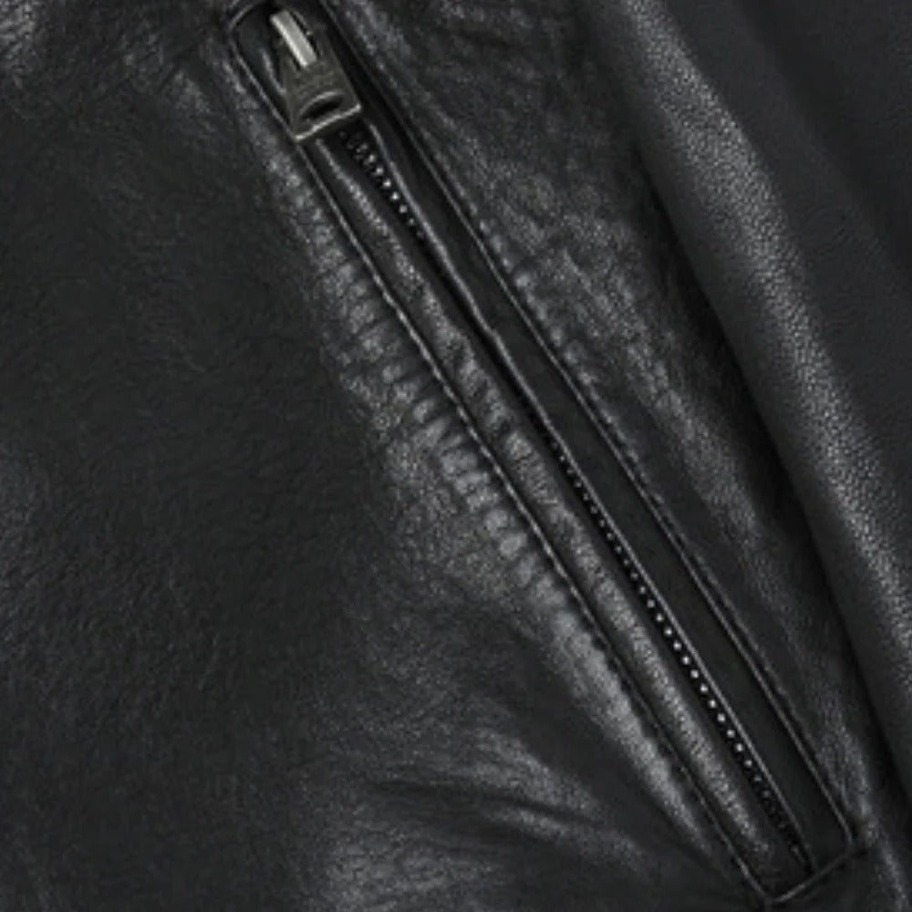 Men's Leather Jacket, Stylish and Durable Outerwear