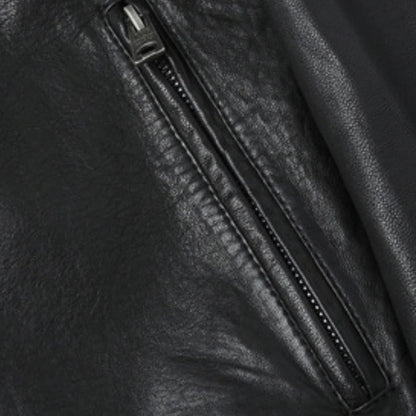 Men's Leather Jacket, Stylish and Durable Outerwear