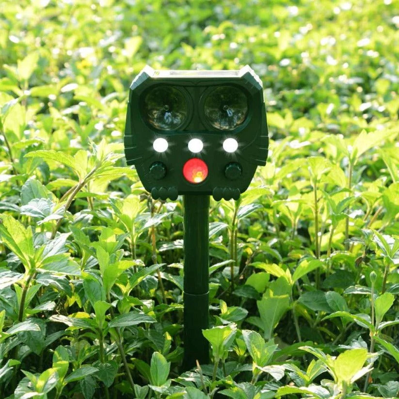 Ultrasonic Cat Repellent, Noise and Sonar Deterrent for Cats, Foxes, Rats, Squirrels, Dogs