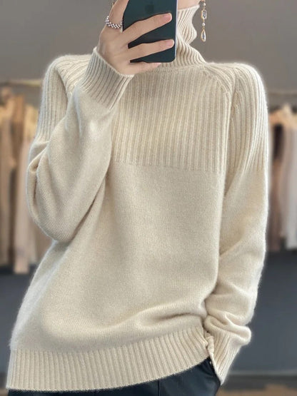 Cashmere Turtleneck Sweater for Women