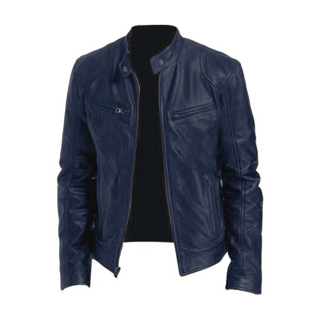 Men's Leather Jacket, Stylish and Durable Outerwear