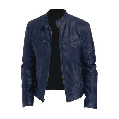 Men's Leather Jacket, Stylish and Durable Outerwear