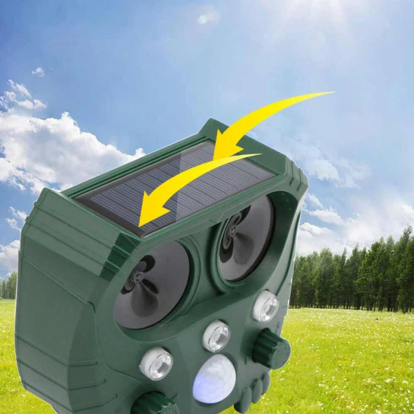 Ultrasonic Cat Repellent, Noise and Sonar Deterrent for Cats, Foxes, Rats, Squirrels, Dogs