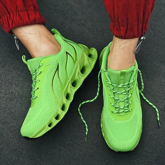 Pair of Supportive Walking Running Shoes
