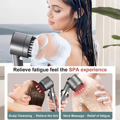 High Pressure Showerhead with Adjustable Spray Settings