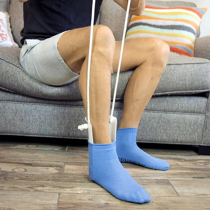 No Bend Sock Aid Device