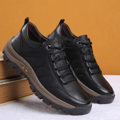Men's Orthopedic Leather Shoes for Comfort and Support