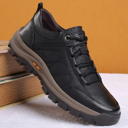 Men's Orthopedic Leather Shoes for Comfort and Support