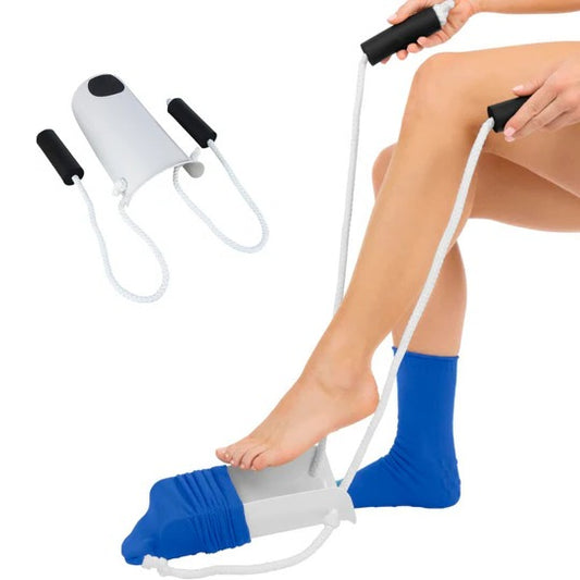No Bend Sock Aid Device