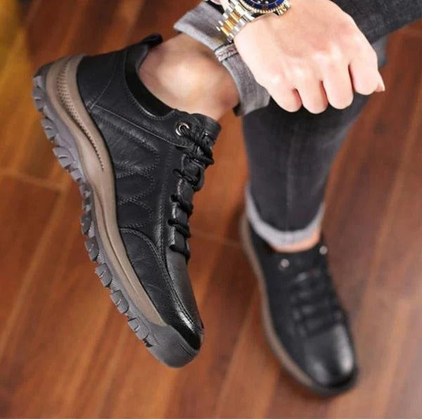 Men's Orthopedic Leather Shoes for Comfort and Support