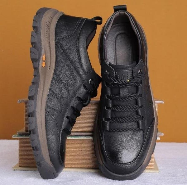 Men's Orthopedic Leather Shoes for Comfort and Support