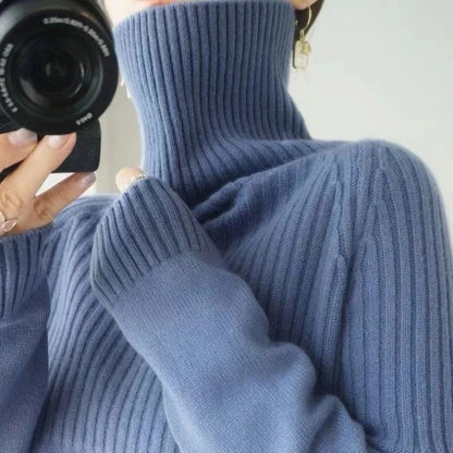 Cashmere Turtleneck Sweater for Women