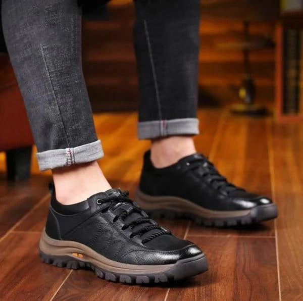 Men's Orthopedic Leather Shoes for Comfort and Support