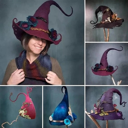 Handmade Felt Witch Hat