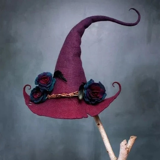 Handmade Felt Witch Hat