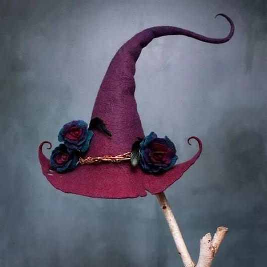 Handmade Felt Witch Hat