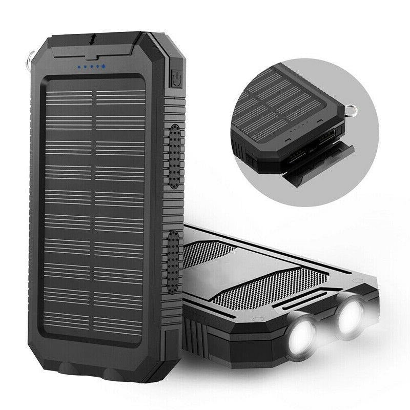 500000mAh Waterproof Solar Charger Power Bank, External Battery