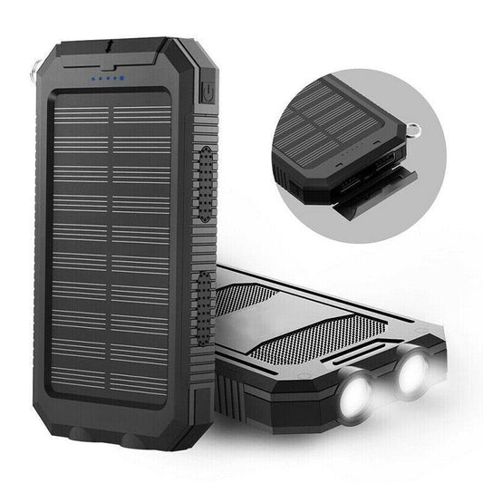 500000mAh Waterproof Solar Charger Power Bank, External Battery