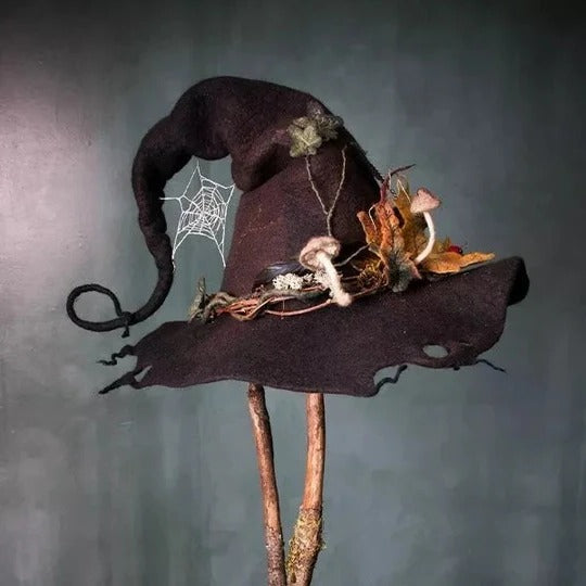 Handmade Felt Witch Hat