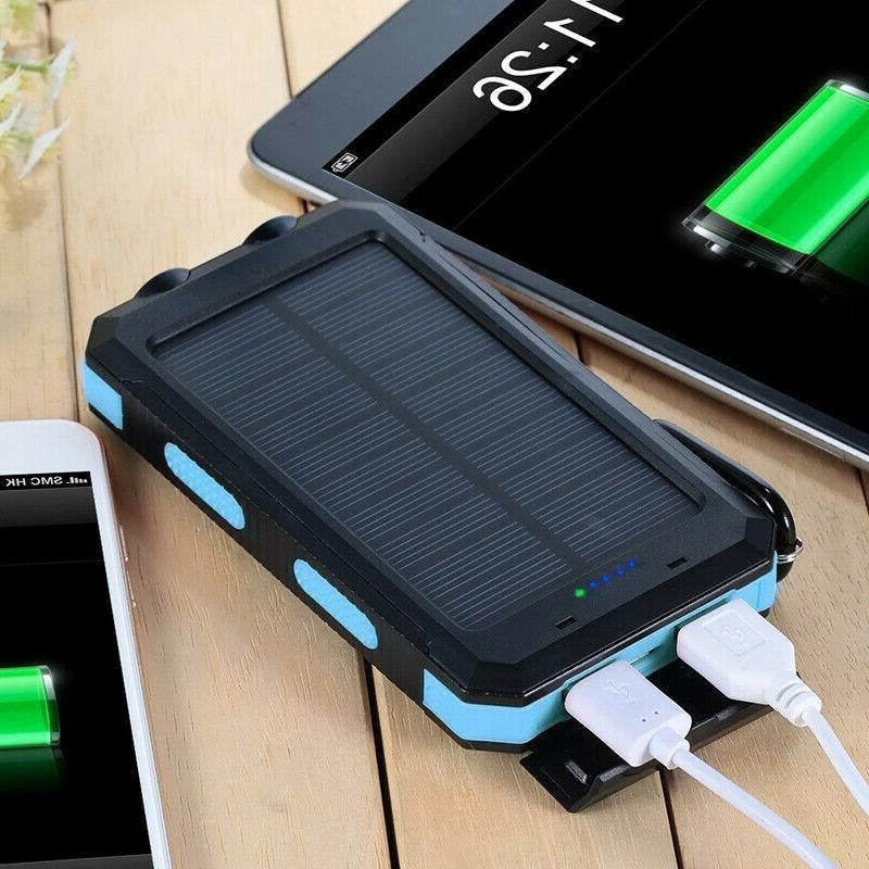 500000mAh Waterproof Solar Charger Power Bank, External Battery