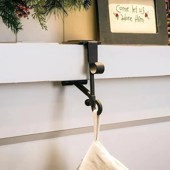 Garland and Stocking Holder with Extension Rod