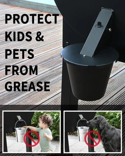 Grill Grease Collector, Upgraded Design for Easy Cleaning