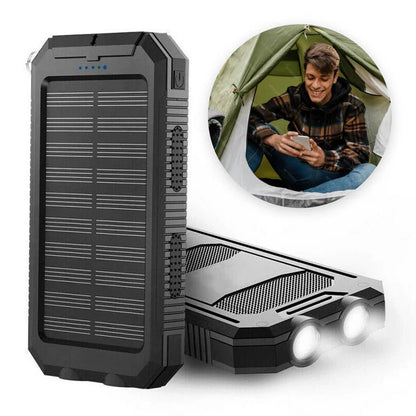 500000mAh Waterproof Solar Charger Power Bank, External Battery