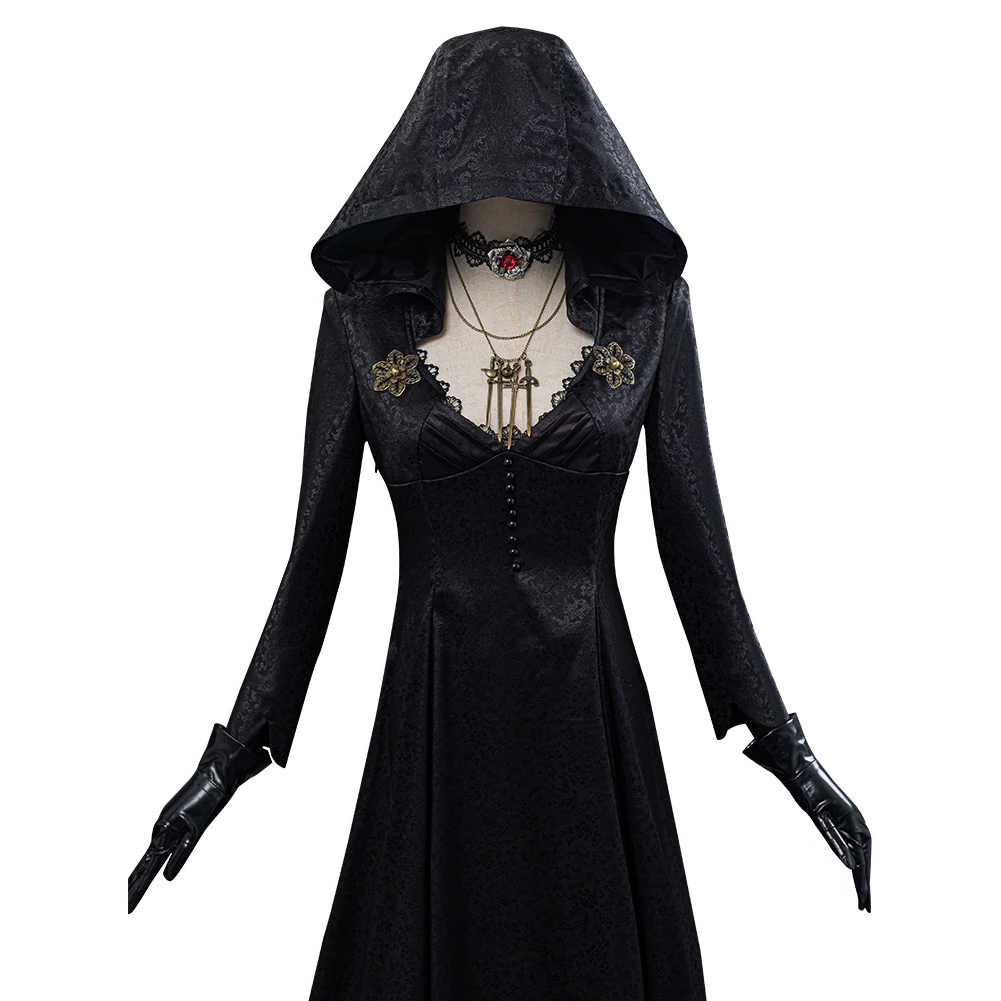 Evil Village Cosplay Costume, Vampire Lady Outfit