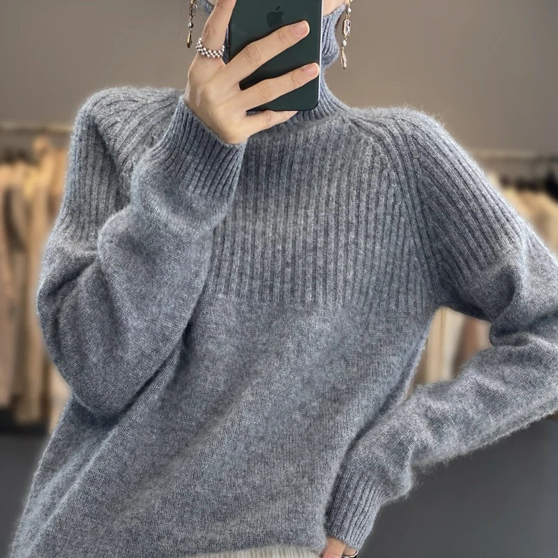 Cashmere Turtleneck Sweater for Women