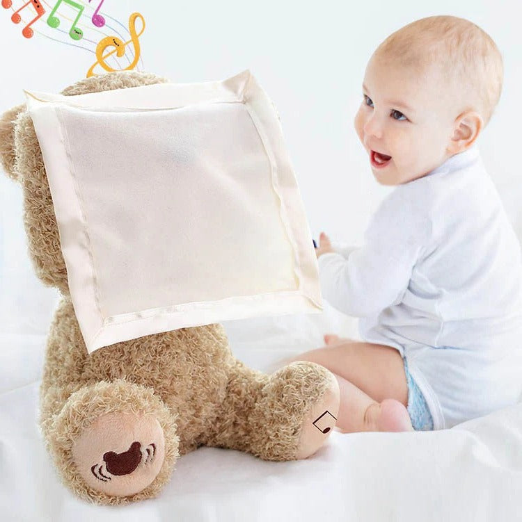 Interactive Plush Toy, Peek-A-Boo Teddy