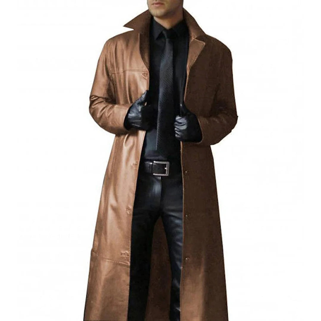 Men's Premium Leather Coat
