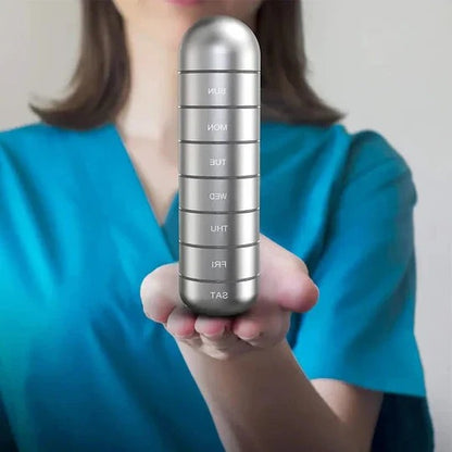 Seven Day Aluminum Pill Organizer