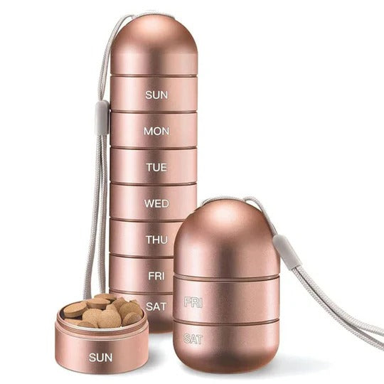 Seven Day Aluminum Pill Organizer