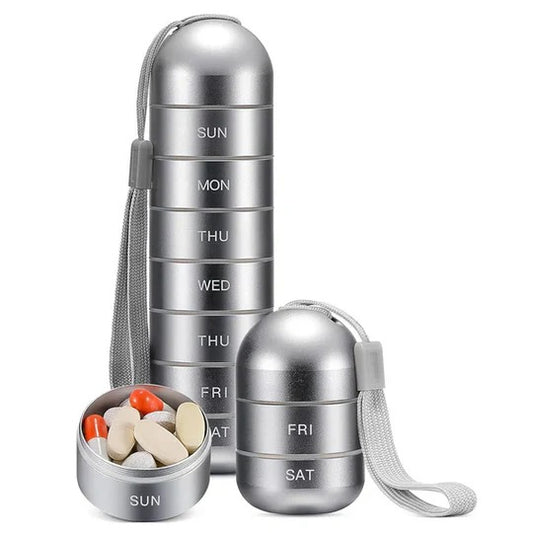 Seven Day Aluminum Pill Organizer