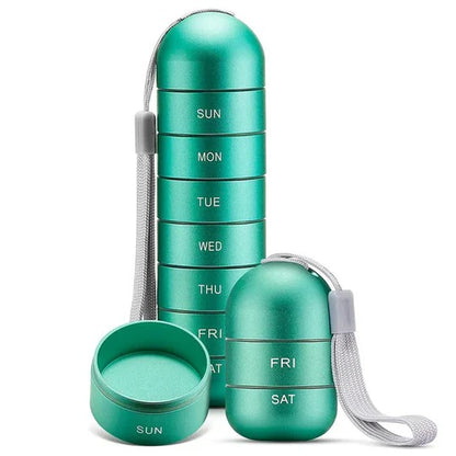 Seven Day Aluminum Pill Organizer