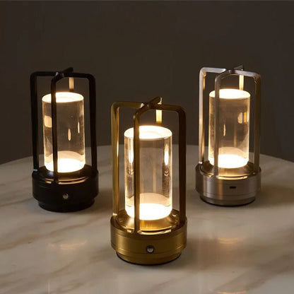 Cordless Nordic Table Lamp, Modern Design
