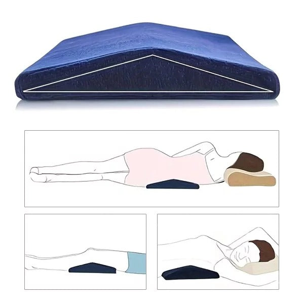 Lumbar Support Pillow for Sleep and Back Comfort