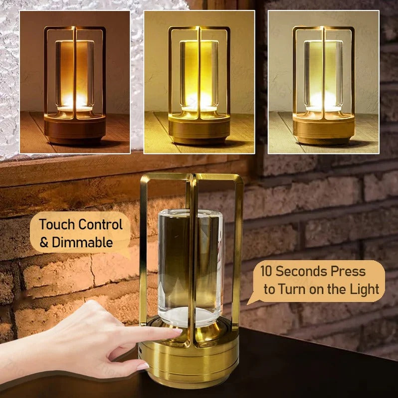 Cordless Nordic Table Lamp, Modern Design