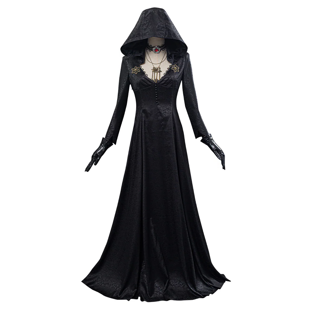 Evil Village Cosplay Costume, Vampire Lady Outfit