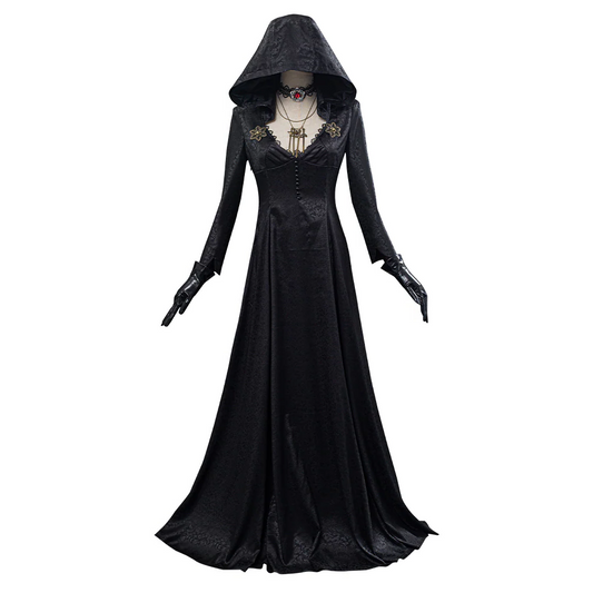 Evil Village Cosplay Costume, Vampire Lady Outfit