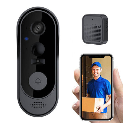 Wireless Smart Video Doorbell with High Definition Camera, No Subscription Required