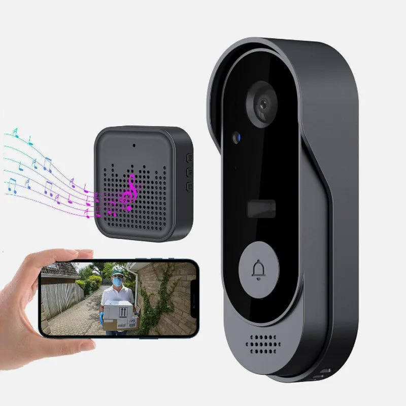 Wireless Smart Video Doorbell with High Definition Camera, No Subscription Required