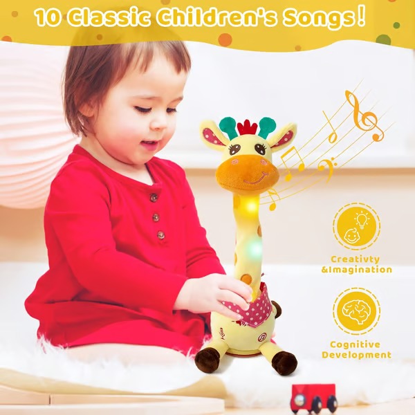 Singing and Dancing Giraffe Toy, JungleJive Interactive Plush
